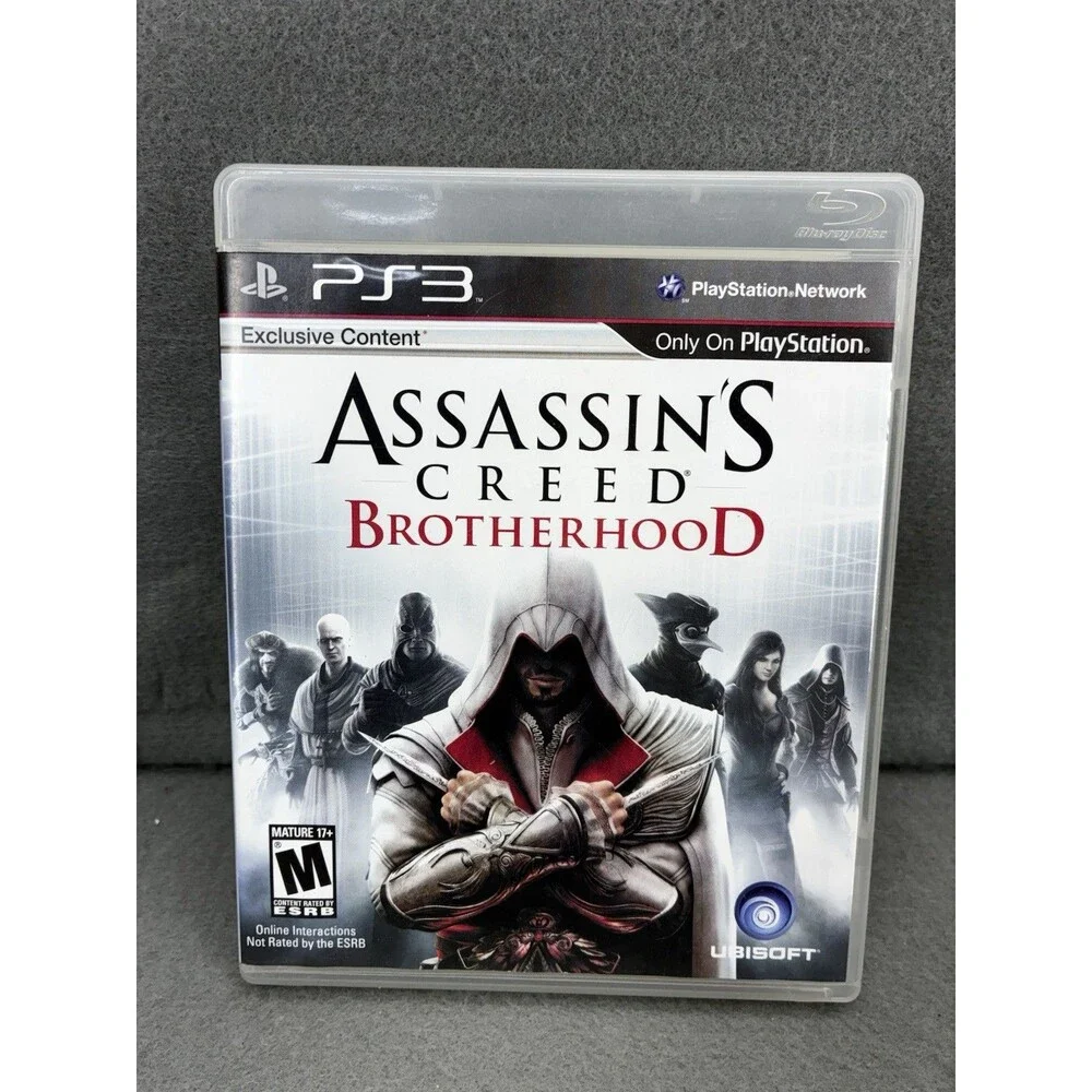Assassin's Creed: Brotherhood (Sony PlayStation 3, 2010) CIB Complete w Manual